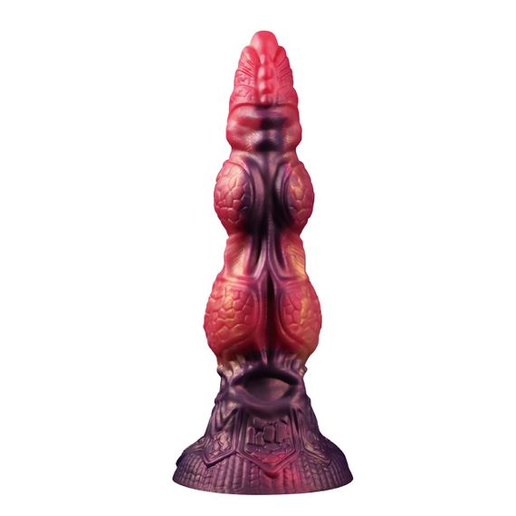 Фалоімітатор Power Monsters Savage Beastlord – 24 cm Rippled Monster Silicone Dildo Sex Aura | Зображення 4