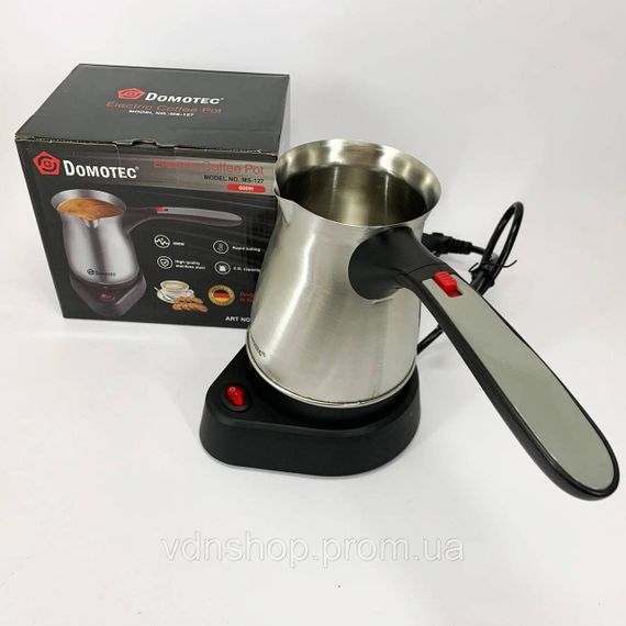 Електрична турка для справжнього смаку кави Domotec, Електротурка від мережі, Хороша електрична турка KX-79 | Зображення 6