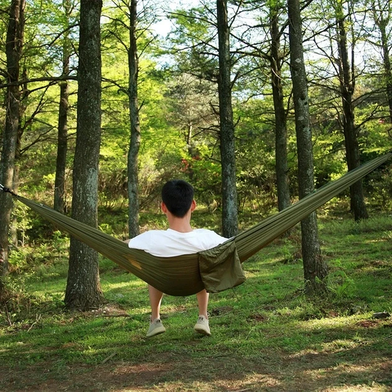Туристичний гамак із москітною сіткою Hammock With Net ARMY | Зображення 3