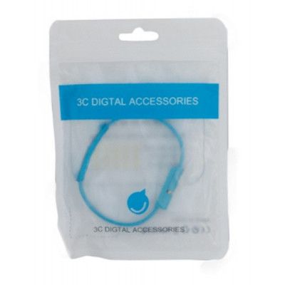 Дата кабель USB 2.0 AM to Micro 5P 0.2m браслет blue Extradigital (KBU1784) | Зображення 4