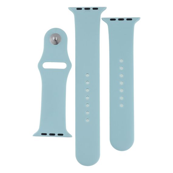 Ремінець для Apple Watch Band Silicone Two-Piece 42/44/45 mm М'ята упаковка | Зображення 1