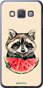 Чохол на Samsung Galaxy A3 A300H Єнотик з кавуном "4605u-72-2448"