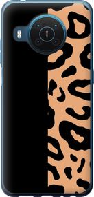 Чехол на Nokia X20 Пятна леопарда "4269u-2532-17620"