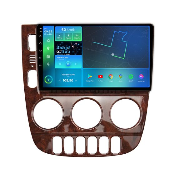 Штатна магнітола Torssen Mercedes ML W163 1997-2005 FL9 4+64Gb 4G Carplay DSP | Зображення 1