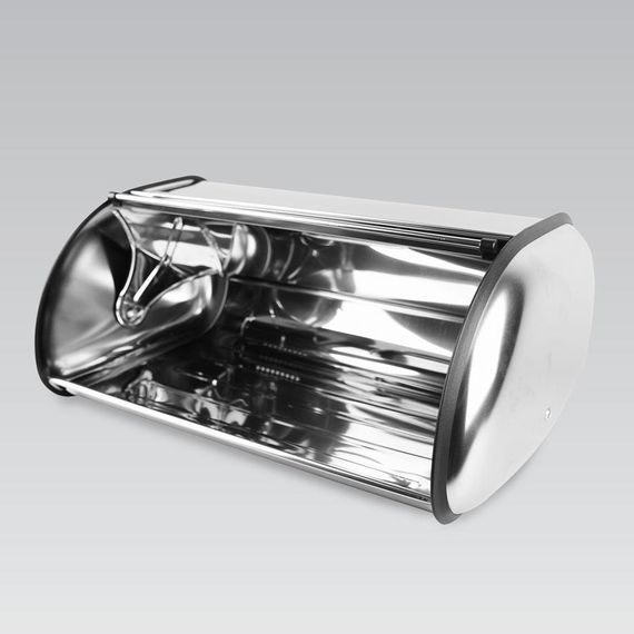 Набор хлебниц из нержавеющей стали Maestro MR-1675, 2 шт с откидной крышкой | Зображення 5