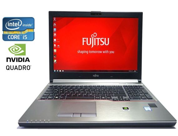 Мобільна робоча станція Fujitsu Celsius H760 / 15.6" (1920x1080) IPS / Intel Core i5-6440HQ (4 ядра по 2.6 - 3.5 GHz) / 16 GB DDR4 / 256 GB SSD / nVidia Quadro M600M, 2 GB GDDR5, 128-bit / WebCam / DisplayPort б/в | Зображення 1