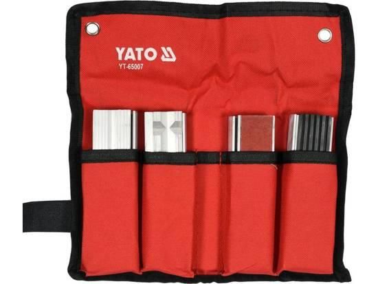 Губки сменные тиски мягкие 125 мм алюминиевая основа магнит 4 пары YATO YT-65007