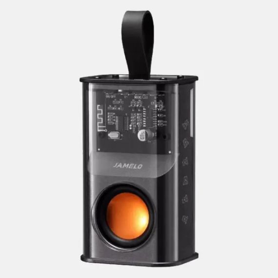 Портативная колонка SPS A036 с прозрачным корпусом и RGB подсветкой