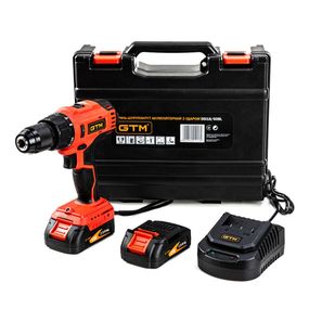Шурупокрут акумуляторний з ударом GTM DSI18/60BL (60 Нм, 1.5-13 мм, BL, 18 В)