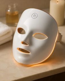 Светодиодная LED маска для лица 7 в 1 с цветной светотерапией