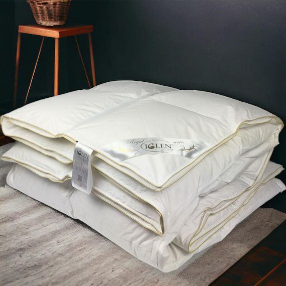 Ковдра пухова зі 100% сірим пухом Royal Series Climate-comfort IGLEN 110х140 (11014010GRS) | Зображення 5