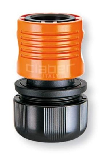 Конектор для поливального шлангу 3/4" з системою "Aquastop" Claber 8609