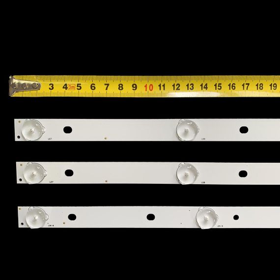 LED підсвітка TV 39" 684/730mm 6V JS-D-JP3920-061EC(51230) JS-D-JP3920-071EC(51230) E39F2000 MCPCB 3шт. | Зображення 4