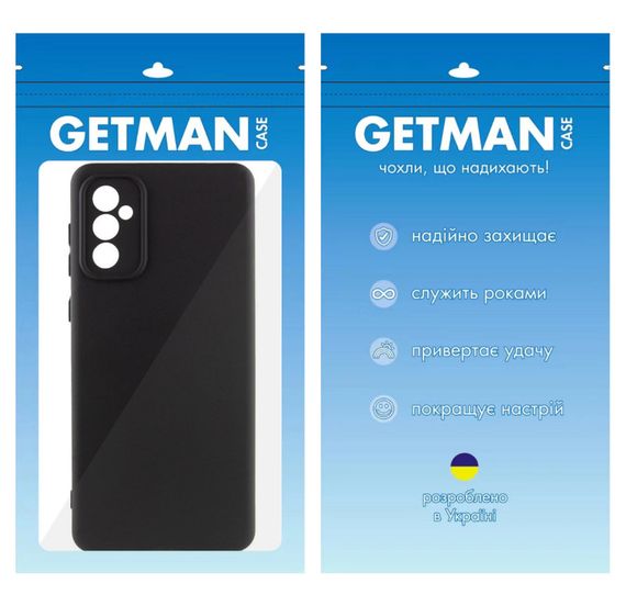 Чохол TPU GETMAN Liquid Silk Full Camera для Samsung Galaxy A36 5G Чорний / Black | Зображення 4