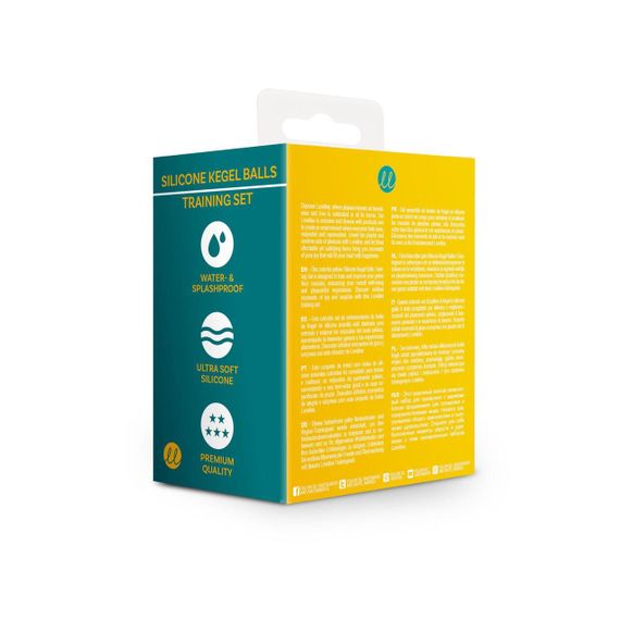 Набір вагінальних кульок - Loveline Silicone Kegel Balls Training Set Carambola sexstyle | Зображення 7