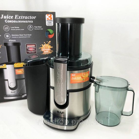 Соковыжималка профи, Сокоотжимной аппарат, Шнековая соковыжималка сок из моркови Мощная DY-11 | Зображення 5