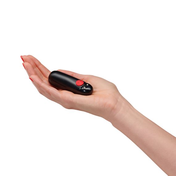 Віброкуля Fun Factory Massage BULLET, чорна, діаметр 2,5 см, 3 швидкості, 3 малюнки вібрації | Зображення 1