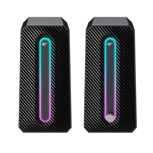 Ігрові колонки 2.0 HV-SK216 10W USB з підсвічуванням чорний Havit | Зображення 2