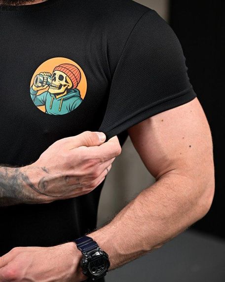 Тактична потоотводна футболка Revo black ПП7727 | Зображення 6