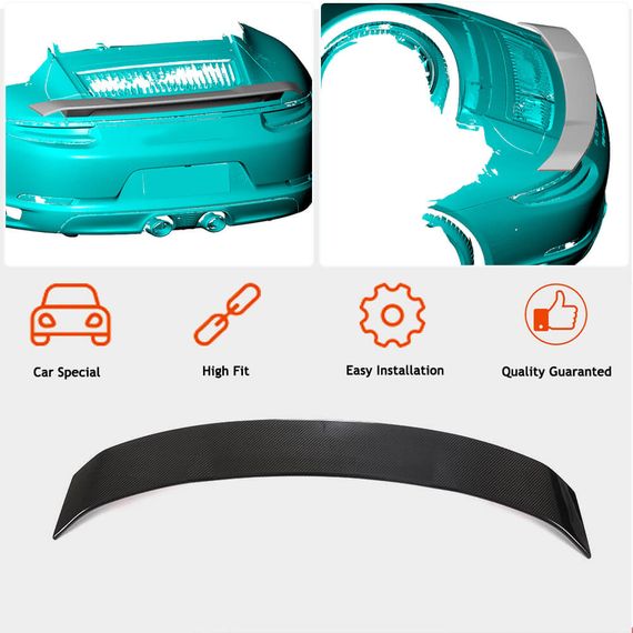 Спойлер V2 (Карбон) для Porsche 911 2012-2018 рр | Зображення 1