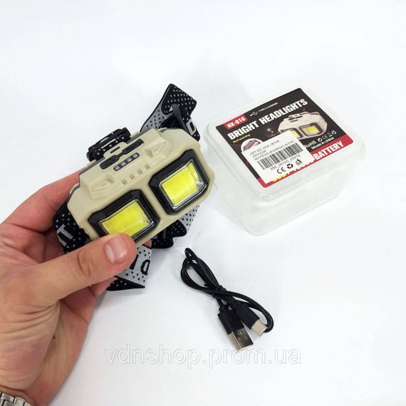 Портативний налобний ліхтарик, Налобний світильник для точних робіт, Ліхтар на лоб для будівельника LF-25 | Зображення 3