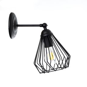 Бра (світильник настінний) Dribble W160 Чорний, Atmolight