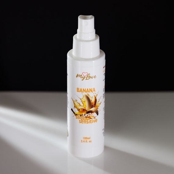 Інтимний гель-лубрикант - MyLove Taste Slide Sensitive Banana, 100 мл | Зображення 4