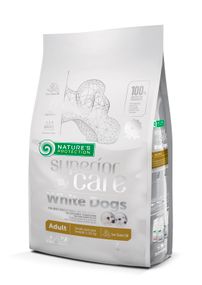 Корм Nature's Protection Superior Care White Dogs Adult Small and Mini Breeds сухой для взрослых собак малых пород с белоснежной шерстью 4 кг