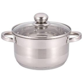 Набір каструль із нержавіючої сталі з кришками 6 предметів BN-205