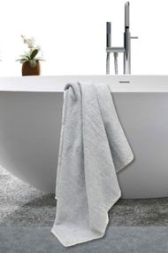 Полотенце махровое SO-1 Kayra 70x140 см. серое