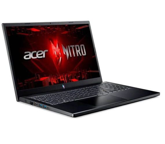 Игровой ноутбук Acer Nitro V15 ANV15-41-R927 / 15.6" (1920x1080) IPS / AMD Ryzen 5 7535HS (6 (12) ядер по 3.3 - 4.55 GHz) / 16 GB DDR5 / 512 GB SSD M.2 / nVidia GeForce RTX 4050, 6 GB GDDR6, 96-bit / WebCam б/у | Зображення 2