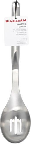 Ложка кухонна з прорізами KitchenAid Premium KMG004OHSS 33.8 см срібляста | Зображення 7