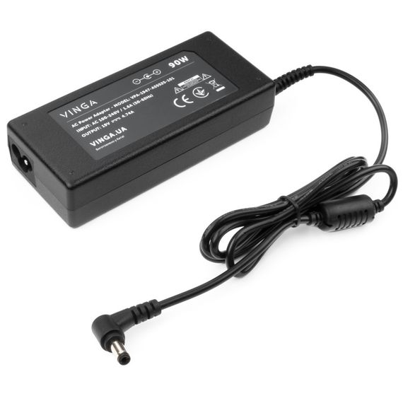 Блок живлення до ноутбуку Vinga ASUS 90W 19V 4.74A 5.5*2.5 (VPA-1947-AS5525-101) | Зображення 1