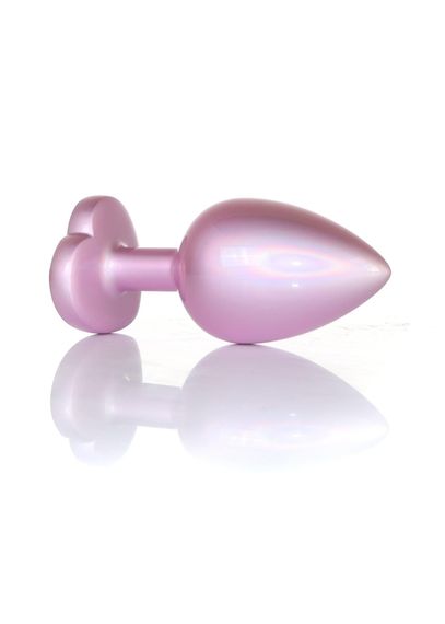 Анальна пробка - Jewellery Pearl Pink Heart Plug Clear L