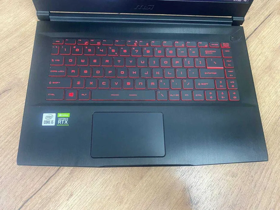 Ноутбук MSI GF65 Thin 10UE 15.6"FHD/IPS/144Hz/i5 10500H/8/SSD512/RTX 3060-6Gb | Зображення 6