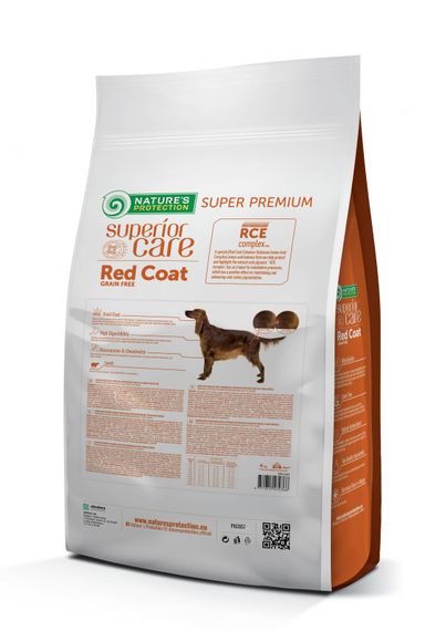 Nature's Protection Superior Care Red Coat Grain Free Adult All Breeds with Lamb Сухий корм для собак з рудою шерстю 4 кг | Зображення 1