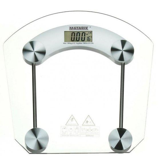 Весы напольные электронные MATARIX MX 451B 180 кг, весы для взвешивания людей, весы TV-451 бытовые напольные | Зображення 1