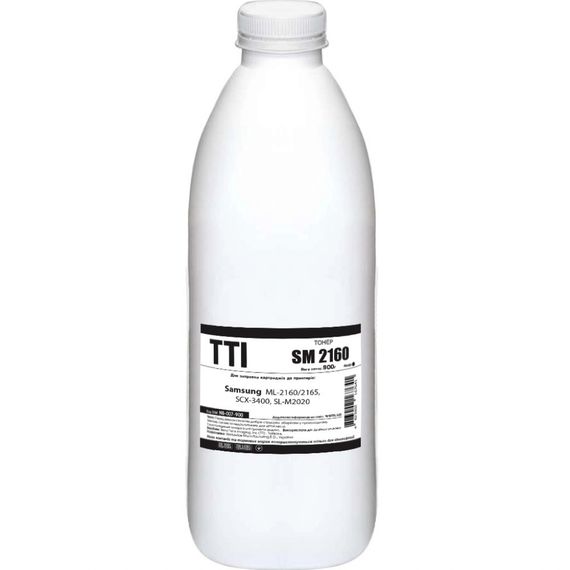 Тонер Samsung ML-2160/2165, SCX-3400, SL-M2020, 900г Black TTI (NB-007-900)