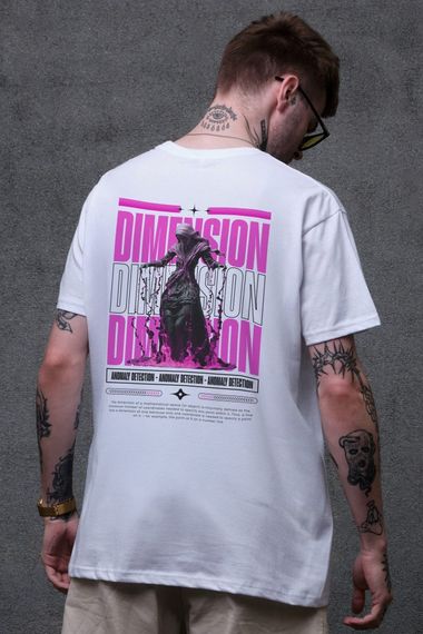 Оверсайз Футболка З Принтом Without Dimension White
