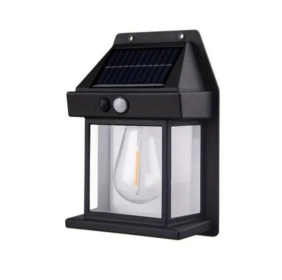 Уличный светильник Solar Interaction Wall Lamp BK-888 с датчиком движения на солнечной батарее | Зображення 1