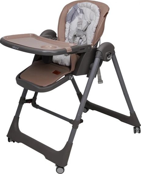 Стілець-гойдалка для годування дитини 2 в 1 VELANO Nomi 45682 Коричневий shop (4820296760176)