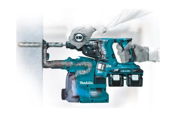 Система пиловідведення DX09 для перфоратора Makita DHR281, DHR283 (199585-2) | Зображення 4