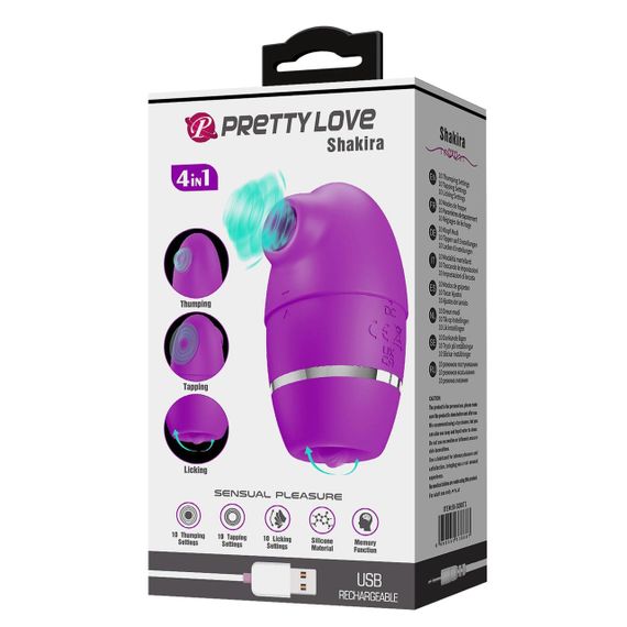 Вибратор - Pretty Love Shakira Purple Sex Aura | Зображення 1