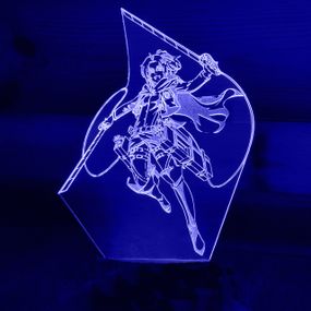 Акриловый светильник-ночник Атака Титанов Ханджи Зое синий tty-n000793