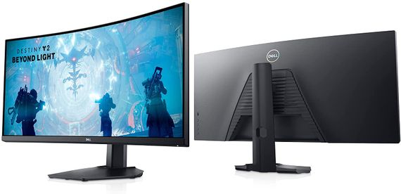 Монитор LCD 34&quot; DELL S3422DWG 2xHDMI, DP, USB, Audio, VA, 3440x1440, 144Hz, 1ms, CURVED, HDR400, FreeSync (210-AZZE) | Зображення 4