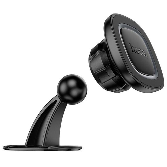 Автодержатель Hoco H73 Crown magnetic (center console) Black / Metal gray | Зображення 2