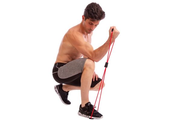 Еспандер тренажер для рук Вісімка EasyFit Зелений трубчастий (EF-3947-GN) | Зображення 1