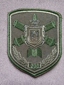 Шеврон 208 гвардейская зенитная ракетная бригада (олива)