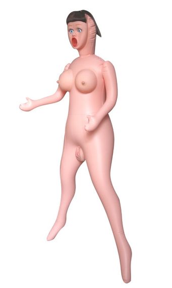 Надувная кукла Finish Girl с вставкой из киберкожи и вибростимуляцией. BM-015001 Sex Aura | Зображення 3