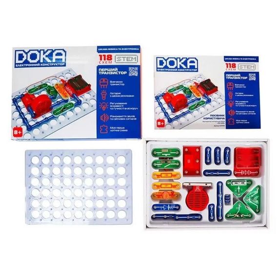 Конструктор електронний "118 СХЕМ" D70701 музика та світло | Зображення 1